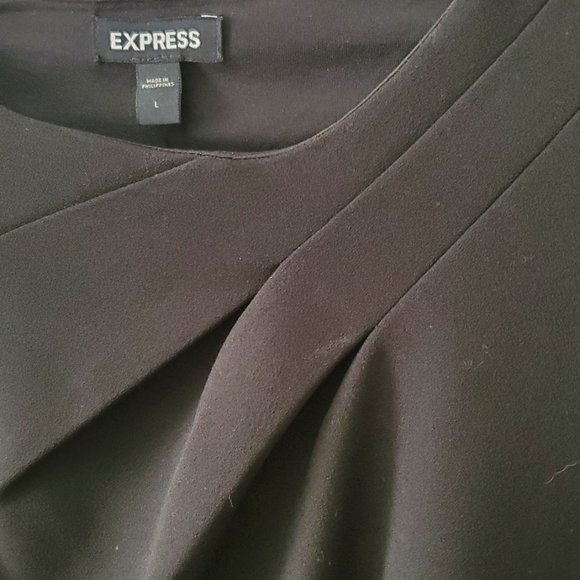 NWT Express Pleated Shoulder Sheath Dress - L - Picture 4 of 8